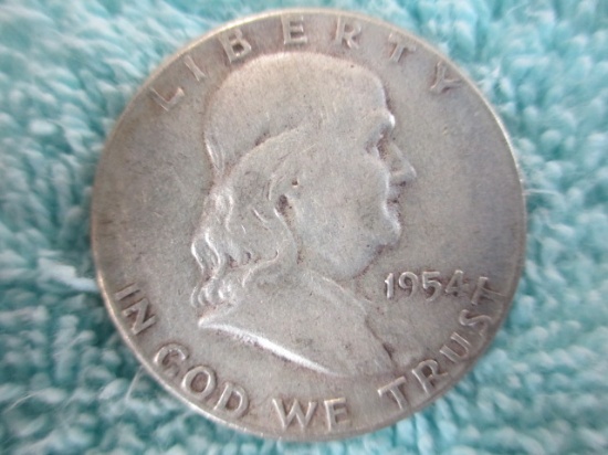 1954 Franklin Half Dollar- con 200