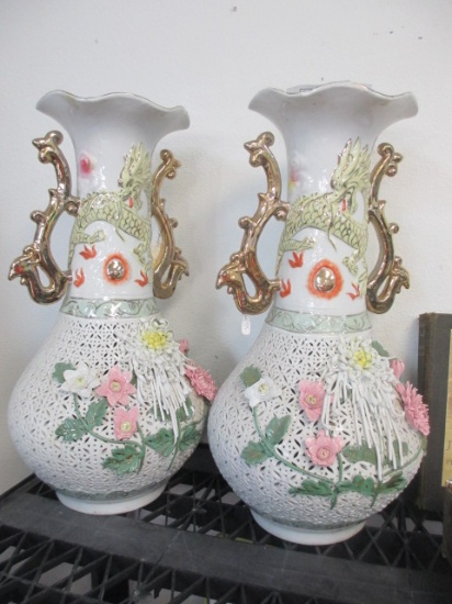 Two Vases - 18"- Will not be shipped - con 311