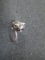 Sterling Silver Cat Ring - Adjustable - con 447