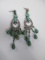 .925 Silver and Turquoise Earrings By Barse - con 668