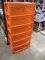 Large Rolling Storage Shelf with 6 Drawers - 4x2 - Will not be shipped - con 618