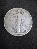 1938 Walking Liberty Half Dollar - con 200