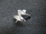 Sterling Silver Dolphin Ring - Size 7 - con 447