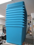 Nine Storage Bins - Like New - Will not be shipped - con 672