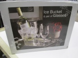 New - Ice Bucket and Glasses - Will not be shipped - con 476