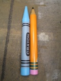 Two Large Pencil Banks - Will not be shipped - con 672