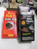 12 New Rat Glue Traps - con 75