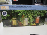 Box of 3 Glass Jars with LED lights - Will not be shipped - con 576
