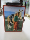 Western Cowgirl with Horse - Tin Lunch Box - con 618