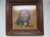 Native American Artwork - Signed Hanson - 20x20 - Will not be shipped - con 692