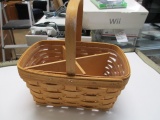 2001 Longaberger Basket and Divider - Will not be shipped - con 686