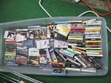Large Plastic Tub of Cassette Tapes - Will not be shipped - con 476