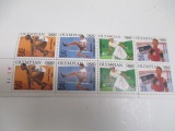20+ Plate Stamp Blocks - con 545