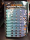 Lot of Ten New High Power Assorted Batteries 300 total Batteries con 75