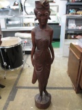 40 Inch tall Carved Statue Will Not Be Shipped con 653
