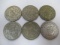 Six Silver Mexican Pesos - con 346