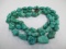 Large Silver and Turquoise Necklace - 32