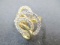 Gold-Tone Sterling Silver Ring - Size 5 - con 447