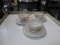 Six Piece Castleton China Dolly Madison Cup and Saucer Set - Will not be shipped - con 476