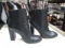 Sam Edelman Black Leather Boots with Box - Size 6m - con 684