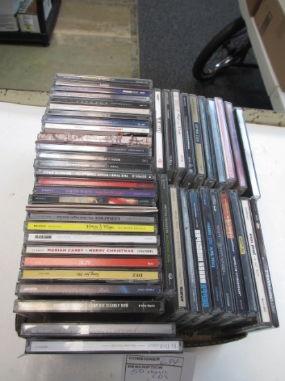 50 Music CDs with Case - con 634