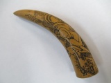 Chinese Hand Carved Bovine Bone - con 346