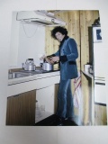 Rare Jimi Hendrix 8x10 Photo - Age 34- In his Kitchen - con 346