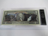UNC Yellowstone $2.00 Commemorative Note - con 346