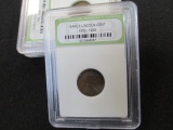 Three Graded Early Lincoln Cents - con 346