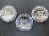 Three 1986 Statue of Liberty Proof Coins - con 346