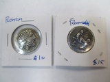 Pair of Roman Coins - con 346