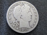 1915-S Barber Half Dollar - con 200