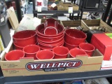 18 Pcs - Red Fiestaware - Will not be shipped - con 757
