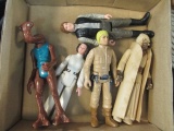 5 Vintage 1970's Star Wars Figures con 32