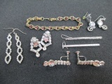 Rhinestone Jewelry Lot con 686