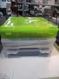 Three Bins of Craft Supplies - Will not be shipped - con 672
