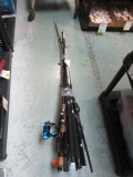 Ten Assorted Fishing Rods - Will not be shipped - con 757