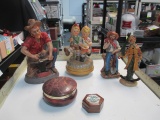 Assorted Figures, Alabaster, Music box and more - Will not be shipped - con 38