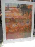 Van Gogh Garden Art - Print On Wood - 30x16 - Will not be shipped - con 672