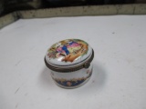 Hand-painted Limage Box - 22k Gold Accent - con 686