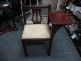 Vintage Phone and Storage - Seat Lifts - Table - 29x23x15 - Will not be shipped - con 686