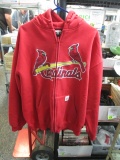 Cardinals Hooded Zip Up Sweat Shirt - Size xl - con 757