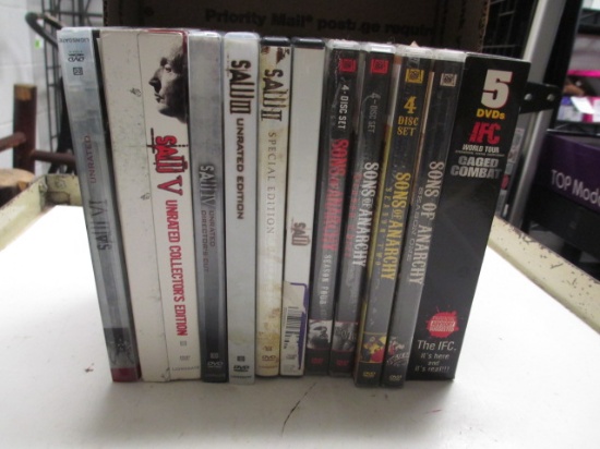 Saw DVDs - Son's of Anarchy DVDs - con 553