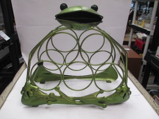 Metal Frog Counter Top Wine Holder - Will not be shipped - con 476