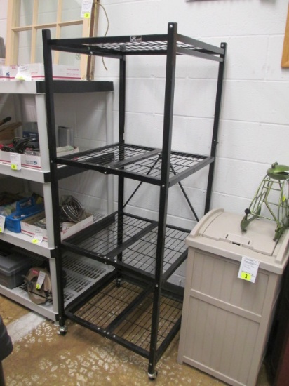 Metal 4-Shelf Rack - 2x2x5 - Will not be shipped - con 699