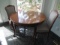 Table and Two Chairs 30 T x 43 Dia