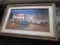 Somers Oil Co Gastation Artwork Frames signed Dowd 32x22 inches
