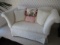 Love Seat 62 inches with throw pillows