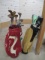 Two Bags Of Vintage Golf Clubs