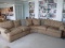 Sectional Sofa and Pillows with 16x12 foot area rug